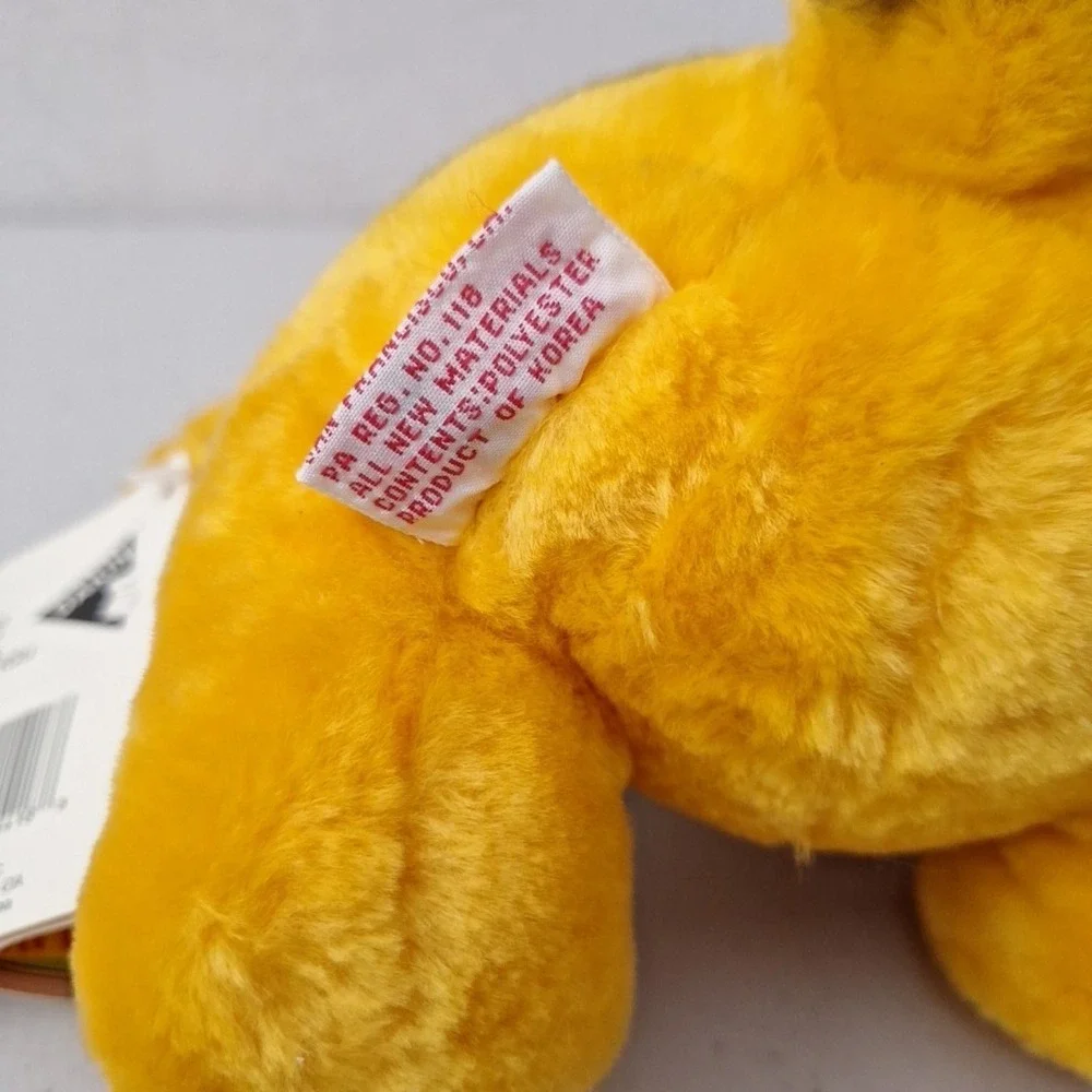 Vtg DAKIN 1981 Garfield Christmas Stuck On You Window BAH HUMBUG Cling Plush NWT